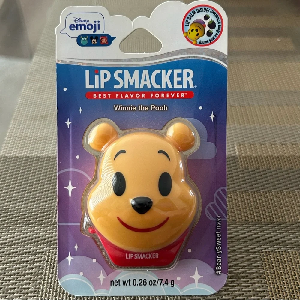 Lip Smacker Disney Emoji lip balm Winnie the Pooh The flavor Bear-y sweet NIB